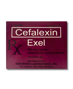 EXEL Cefalexin Monohydrate 500mg Capsule 1's