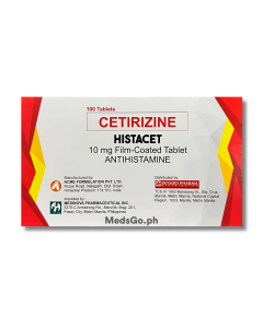 Image of HISTACET CETIRIZINE 10MG - 1 TABLET
