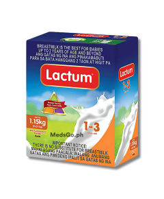 LACTUM 1-3 years old Milk Plain 1.15kg