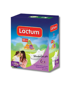 Image of LACTUM 6+ SCHOOL AGE POWDERED MILK PLAIN 1.15KG