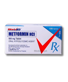 Image of RITEMED METFORMIN 500MG - 1 TABLET