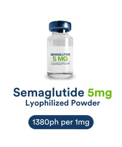 Compounded SEMAGLUTIDE 5MG - Lyophilized Powder + Sterile Water for Injection