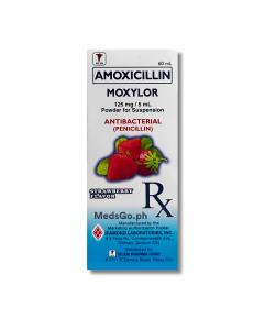 Image of MOXYLOR AMOXICILLIN TRIHYDRATE 125MG / 5ML POWDER FOR SUSPENSION 60ML