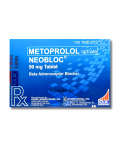 NEOBLOC Metoprolol Tartrate 50mg Tablet 1's, Dosage Strength: 50 mg, Drug Packaging: Tablet 1's