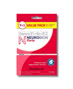 Image of NEUROBION FORTE VITAMIN B COMPLEX - VALUE PACK 9+1 TABLET