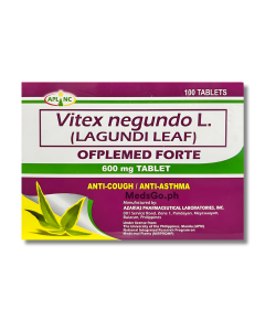 OFPLEMED FORTE Vitex Negundo L. 600mg Tablet 1's, Dosage Strength: 600 mg, Drug Packaging: Tablet 1's