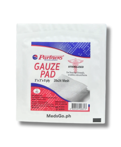 Image of PARTNERS STERILIZED GAUZE PAD 3X3 1'S