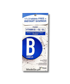 Image of PHAREX VITAMIN B1 + B6 + B12 TABLET 17+3 PROMO PACK