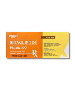 PHILSITZ-100 Sitagliptin 100mg Film-Coated Tablet 1's