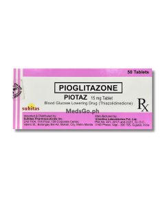 Image of PIOTAZ PIOGLITAZONE 15MG - 1 TABLET