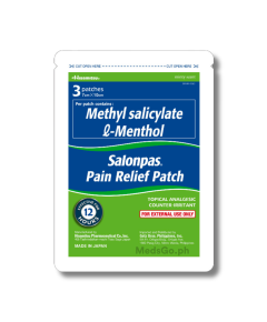 Image of SALONPAS PAIN RELIEF PATCH - 1 PACK X 3'S (7CM X 10CM)