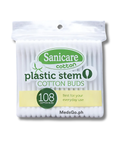 Image of SANICARE COTTON BUDS PLASTIC STEM TIPS 108S