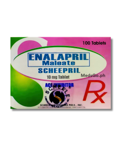 SCHEEPRIL Enalapril Maleate 10mg Tablet 1's, Dosage Strength: 10 mg, Drug Packaging: Tablet 1's