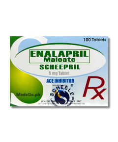 SCHEEPRIL Enalapril Maleate 5mg Tablet 1's, Dosage Strength: 5 mg, Drug Packaging: Tablet 1's