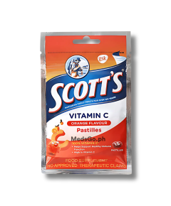 Image of SCOTT'S VITAMIN C 30MG PASTILLE 15'S ORANGE