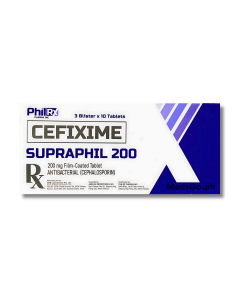 Image of SUPRAPHIL CEFIXIME 200MG - 1 TABLET