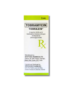 Image of TOBRAZIN TOBRAMYCIN 0.3% EYE DROPS 5ML