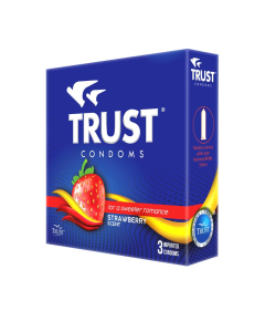 Image of TRUST CONDOMS STRAWBERRY SCENT 3'S