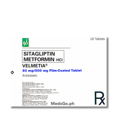 Image of VELMETIA SITAGLIPTIN / METFORMIN 50MG / 500MG - 1 TABLET