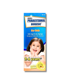 Image of BIOGESIC PARACETAMOL 120MG / 5ML SUSPENSION 60ML MELON