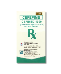 Image of CEFIMED-100 CEFEPIME 1G POWDER FOR INJECTION - 1 VIAL