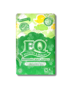 Image of EQ COLORS DISPOSABLE BABY DIAPER M 4'S
