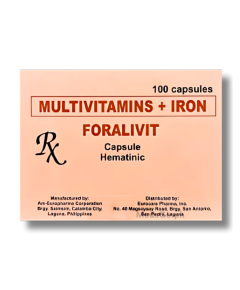 Image of FORALIVIT FERROUS SULFATE / FOLIC ACID / VITAMIN B COMPLEX - 1 CAPSULE