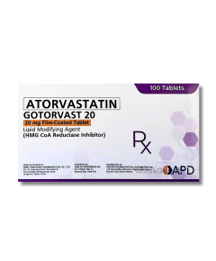 Image of GOTORVAST 20 ATORVASTATIN 20MG - 1 TABLET