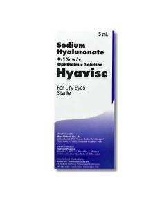 Image of HYAVISC SODIUM HYALURONATE 0.1% EYE DROPS 5ML