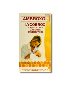 Image of LYCOBROX AMBROXOL 6MG / ML ORAL DROPS 15ML