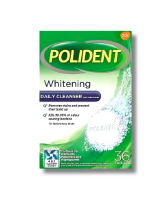Image of POLIDENT WHITENING DAILY CLEANSER TABLETS 1'S