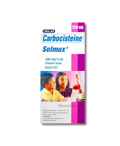 Image of SOLMUX SYRUP 120ML - CARBOCISTEINE 200MG / 5ML