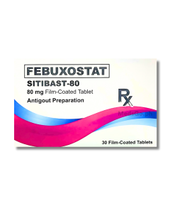 Image of SITIBAST-80 FEBUXOSTAT 80MG - 1 TABLET