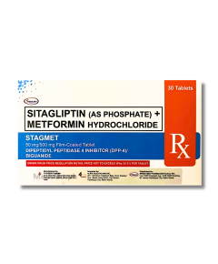 Image of STAGMET SITAGLIPTIN / METFORMIN 50MG / 500MG - 1 TABLET