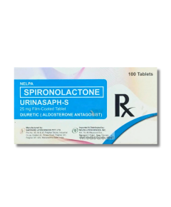 Image of URINASAPH-S SPIRONOLACTONE 25MG - 1 TABLET
