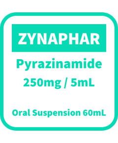 Image of ZYNAPHAR PYRAZINAMIDE 250MG / 5ML SUSPENSION 60ML