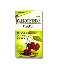 Image of CEASCOL CARBOCISTEINE 50MG / ML ORAL DROPS 15ML CHERRY