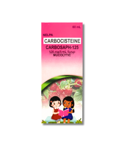 Image of CARBOSAPH-125 CARBOCISTEINE 125MG / 5ML SYRUP 60ML