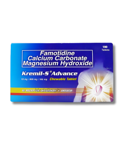 Image of KREMIL-S ADVANCE 1 TABLET - OTC ANTACID