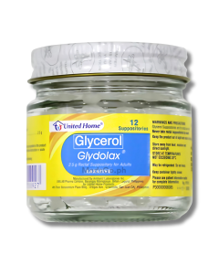 Image of UNITED HOME GLYDOLAX GLYCEROL 2.5G RECTAL SUPPOSITORY 12'S