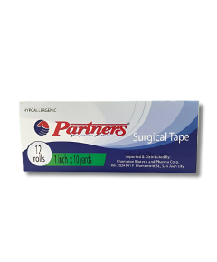 Image of PARTNERS SURGICAL TAPE 1 X 10 YARDS 1'S