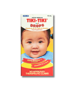 Image of TIKI-TIKI PLUS VIT. A / VIT. C / VIT. D / VIT. E / VIT. B DROPS 15ML ORANGE