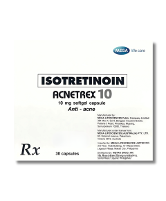 Image of ACNETREX 10MG 1 CAPSULE - ISOTRETINOIN 10MG