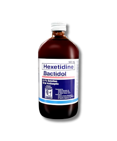 Image of BACTIDOL HEXETIDINE 0.1% SOLUTION 500ML