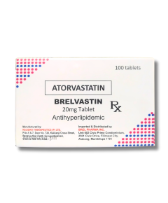 Image of BRELVASTIN ATORVASTATIN 20MG - 1 TABLET