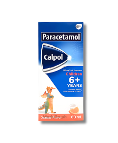 Image of CALPOL PARACETAMOL 250MG / 5ML SUSPENSION 60ML ORANGE