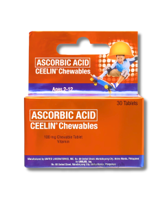 Image of CEELIN CHEWABLES ASCORBIC ACID 100MG - 1 BOTTLE X 30 TABS
