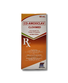 Image of CLOVIMED CO-AMOXICLAV 312.5MG / 5ML POWDER FOR SUSPENSION 60ML