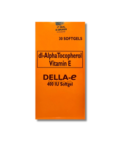 Image of DELLA-E D-ALPHA TOCOPHEROL 400IU SOFTGEL CAPSULE 1'S