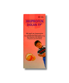Image of DOLAN FP FORTE IBUPROFEN 100MG / 5ML SUSPENSION 60ML ORANGE